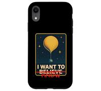 Voglio sapere non credere UFO UAP Paranormal Alien Science Custodia per iPhone XR