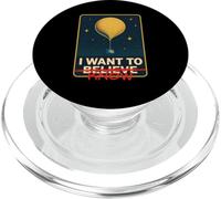 Voglio sapere non credere UFO UAP Paranormal Alien Science PopSockets PopGrip per MagSafe