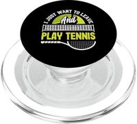 Voglio solo andarmene e giocare a tennista PopSockets PopGrip per MagSafe