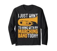 Voglio Solo Appendere con la mia Banda Musicale Tuba Maglia a Manica