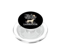 Voglio solo bere birra appendere con il mio Labrador - Retriever PopSockets PopGrip per MagSafe