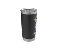 Voglio solo bere birra con il mio Malinois Bicchiere termico in acciaio inox doppia parete