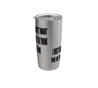 Voglio solo che tu cogiti Bicchiere termico in acciaio inox doppia parete