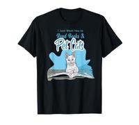 Voglio Solo Che tu legga Libri Kitty Cat Meow Cat Pet Animal Maglietta