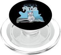Voglio solo che tu legga libri Kitty Cat Meow Cat Pet Animal PopSockets PopGrip per MagSafe