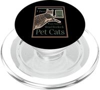 Voglio solo che tu legga libri Pet Lucky Cats Pet Animal PopSockets PopGrip per MagSafe