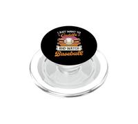 Voglio solo coccolare e baseball San Valentino PopSockets PopGrip per MagSafe
