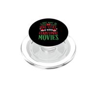 Voglio solo cuocere cose e guardare i film di Natale che cuociono PopSockets PopGrip per MagSafe