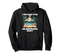 Voglio Solo Essere a Islamorada Okay Beach Felpa con Cappuccio