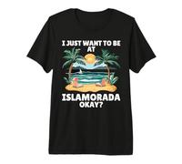 Voglio Solo Essere a Islamorada Okay Beach Maglietta Premium
