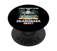 Voglio solo essere a Islamorada Okay Beach PopSockets PopGrip Adesivo