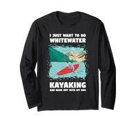 Voglio Solo Fare Kayak Whitewater e Uscire con Il Mio Cane Maglia a Manica
