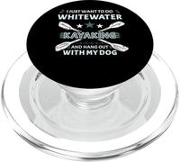 Voglio solo fare kayak Whitewater e uscire con il mio cane PopSockets PopGrip per MagSafe