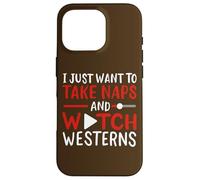 Voglio solo fare un pisolino e guardare gli amanti del film western Custodia per iPhone 16 Pro