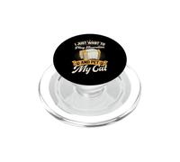 Voglio solo giocare a fisarmonica e accarezzare il mio gatto PopSockets PopGrip per MagSafe