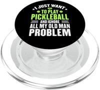 Voglio solo giocare a Pickleball Ignora tutto il mio vecchio problema PopSockets PopGrip per MagSafe
