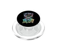 Voglio solo giocare al clarinetto e accarezzare il mio cane PopSockets PopGrip per MagSafe