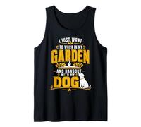 Voglio Solo Lavorare nel Mio Giardino e Uscire con Il Mio Cane Canotta