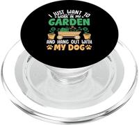 Voglio solo lavorare nel mio giardino e uscire con il mio cane PopSockets PopGrip per MagSafe