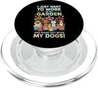 Voglio solo lavorare nella mia camicia da giardino, esci con i cani PopSockets PopGrip per MagSafe