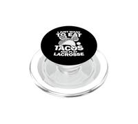 Voglio solo mangiare Tacos e giocare a Lacrosse PopSockets PopGrip per MagSafe