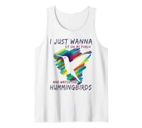 Voglio Solo sedermi sulla mia Veranda e Guardare i Colibrì Canotta