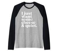 Voglio Solo Un po 'di Scacchi e Silenzio Maglia con Maniche Raglan
