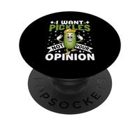 Voglio sottaceti non la tua opinione PopSockets PopGrip Adesivo