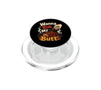 Voglio strofinare il mio culo Barbecue Cookout condimento umorismo PopSockets PopGrip per MagSafe