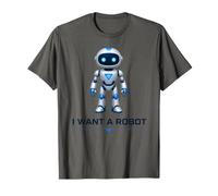 Voglio Un Robot umanoide Maglietta