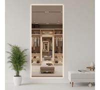 Vogo Specchio Intelligente a Corpo Intero - T160 | Schermo HD Touch da 15,6" e LED | Musica su Spotify | Riproduzione video | Wi-Fi e Bluetooth