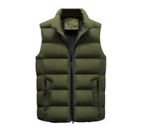 Vogrtcc Giubbotti Senza Maniche Comodi Casual Da Uomo Gilet Per Coppie Gilet In Piumino Caldo Ispessito Tinta Unita