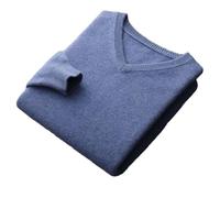 Vogrtcc Maglioni da Uomo in Cashmere con Scollo A V Maglioni Business Casual Lavorati A Maglia