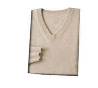 Vogrtcc Maglioni da Uomo in Cashmere con Scollo A V Maglioni Business Casual Lavorati A Maglia