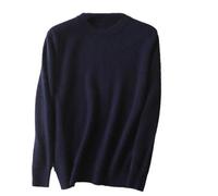 Vogrtcc Maglioni di Cashmere da Uomo O-Collo Pullover Casual Maglioni Invernali A Maniche Lunghe Top