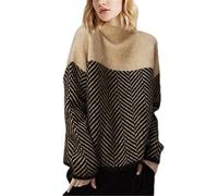 Vogrtcc Maglioni Dolcevita da Donna Pullover Maglione Oversize in Cashmere