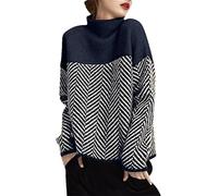 Vogrtcc Maglioni Dolcevita da Donna Pullover Maglione Oversize in Cashmere