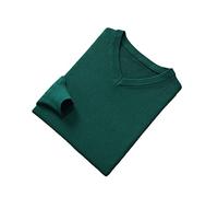 Vogrtcc Uomini Maglioni Vneck Manica Lunga Pullover Tinta unita Lana Maglieria Maglioni, En8, 2XL