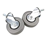 Vogue AC679 - Ruote per carrelli in acciaio inox, 1,12 kg, confezione da 2