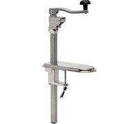 Vogue Apriscatole da banco da 530 mm, in acciaio inox, per lattine fino a 355 mm, resistente, lama ultra affilata, si attacca al banco da lavoro, uso commerciale o domestico, CE038