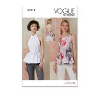 Vogue Cartamodello V2112U5 per top da donna U5 (48-50-52-54)