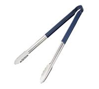 Vogue Colour Coded Serving Tong Blue 405mm - [HC849]