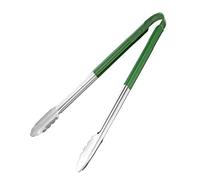 Vogue Colour Coded Serving Tong Green 405mm - [HC851]