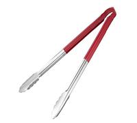 Vogue Colour Coded Serving Tong Red 405mm - [HC854]