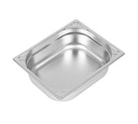 VOGUE DW439 - Padella in acciaio INOX resistente, 1/2, capacità 6,2 l, altezza 100 mm, larghezza 265 mm, lunghezza 325 mm