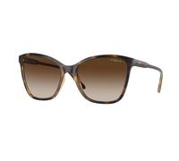 VOGUE EYEWEAR Donna VO5520S W65613 Occhiali da sole Nylon Marrone Marrone Farfalla Normale Sfumato