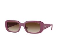 VOGUE EYEWEAR Donna VO5565S 312313 Occhiali da sole Nylon Viola Marrone Pillow Normale Sfumato