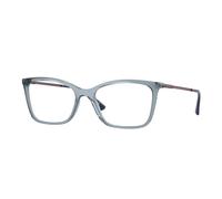 VOGUE EYEWEAR Donna VO5563 2966 Montature da vista Nylon Blu Trasparente Farfalla Normale