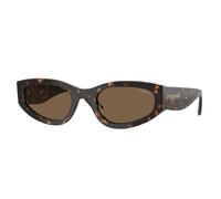 VOGUE EYEWEAR Donna VOGUE EYEWEAR VO5585S W65673 Occhiali da sole Acetato Marrone Marrone Geometrica Normale