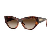 VOGUE EYEWEAR Donna VOGUE EYEWEAR VO5607S W65613 Occhiali da sole Nylon Marrone Geometrica Normale Sfumato